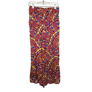 New Christian Siriano Wide Leg Boho Pants, Size S